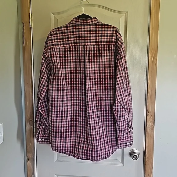 Vintage Cinch XL western checkered long sleeve shirt - Picture 6 of 6
